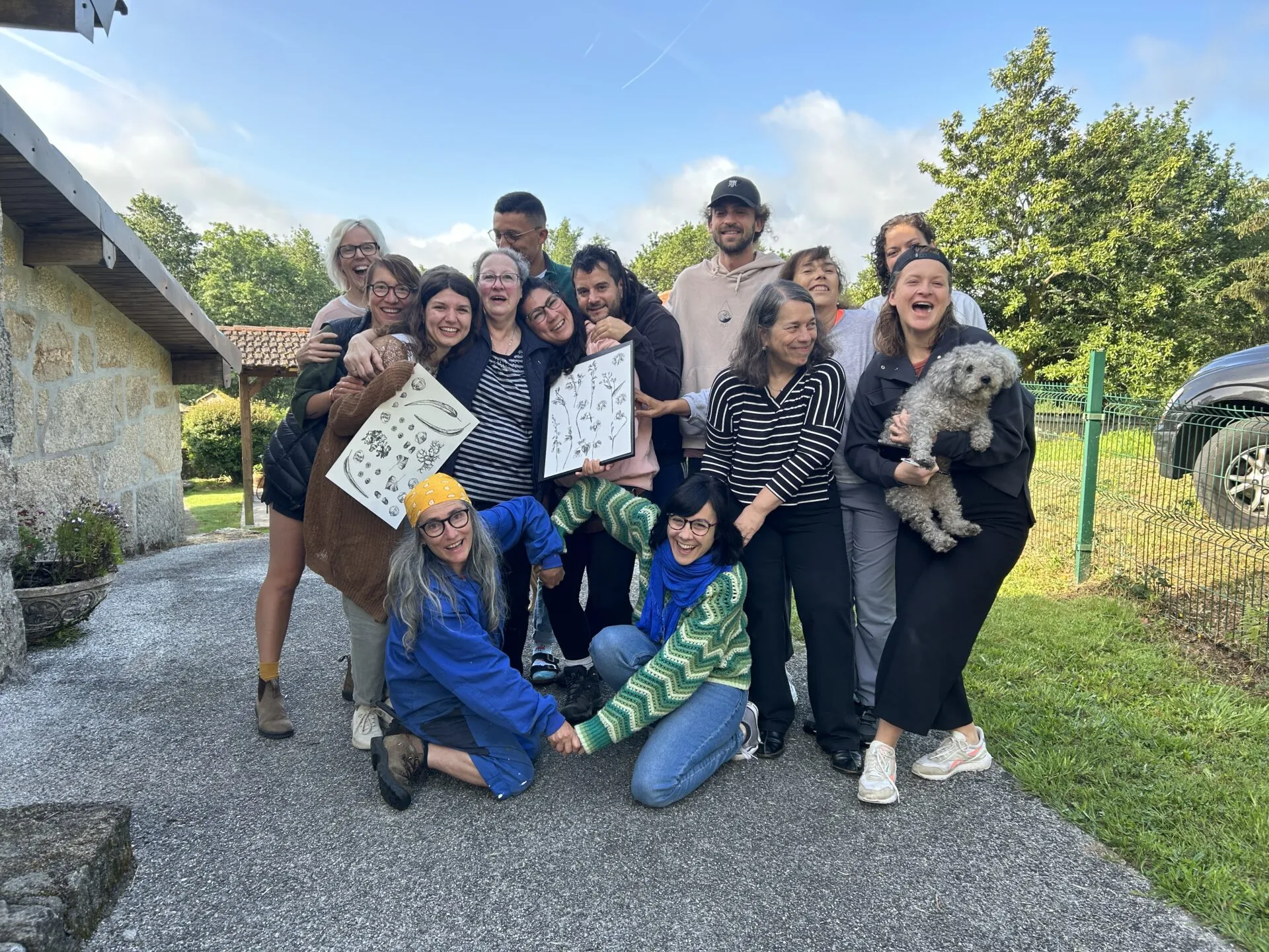 Coliver celebrating Rosa’s birthday at Anceu Coliving
