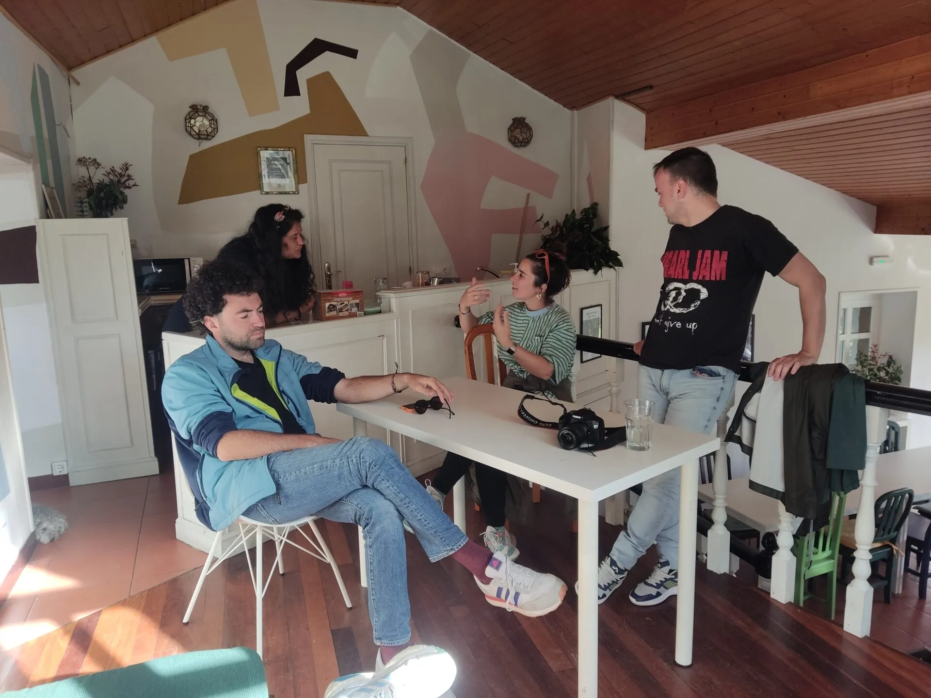 The café area