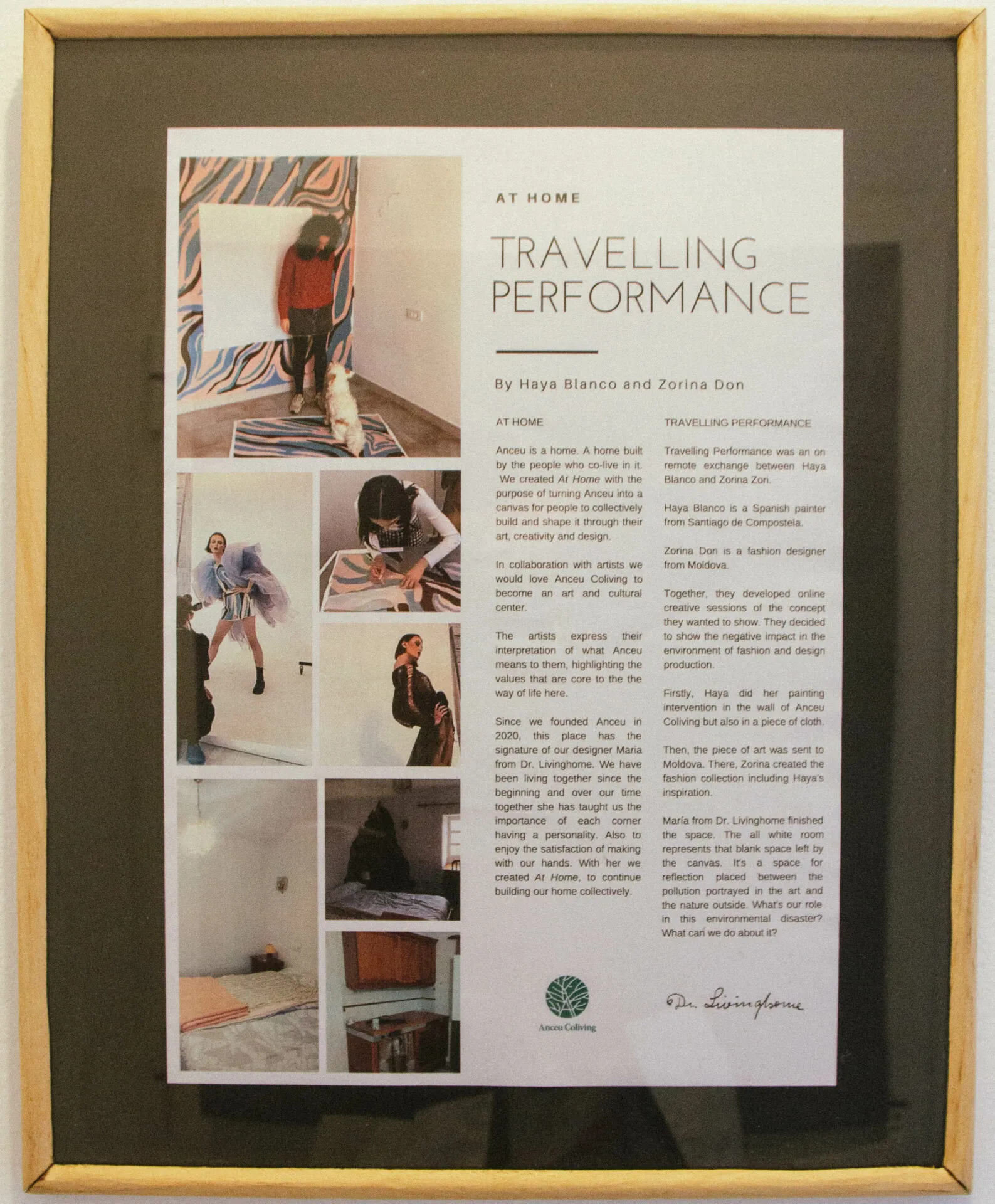 TRAVELLING PERFORMANCE - By Haya and Zorina